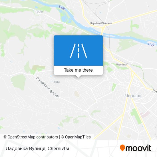 Ладозька Вулиця map