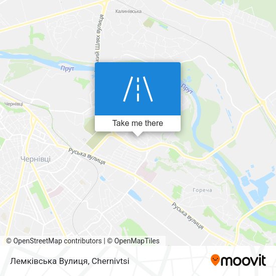 Лемківська Вулиця map