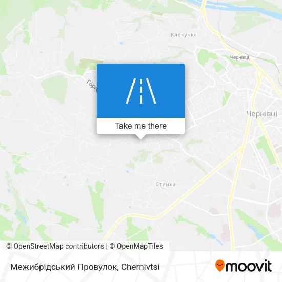 Карта Межибрідський Провулок