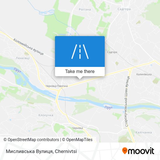 Мисливська Вулиця map