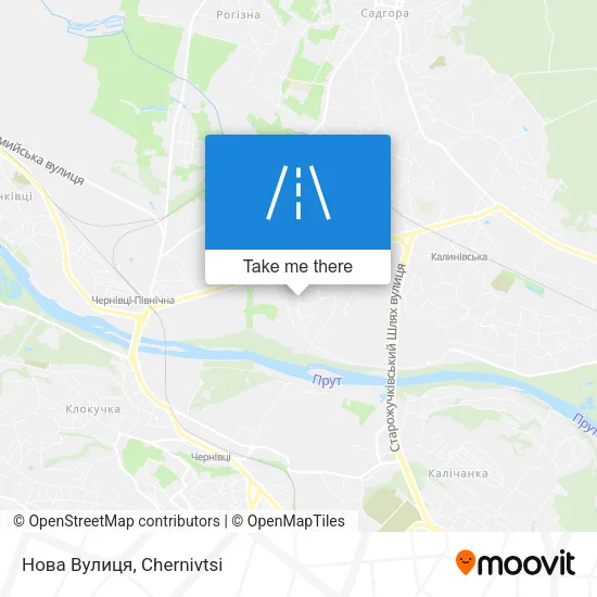 Карта Нова Вулиця