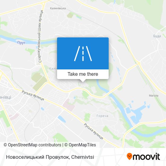 Новоселицький Провулок map