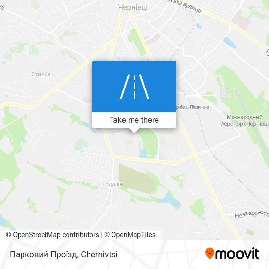 Карта Парковий Проїзд
