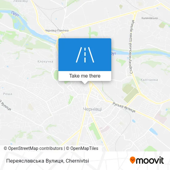 Карта Переяславська Вулиця