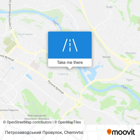 Карта Петрозаводський Провулок