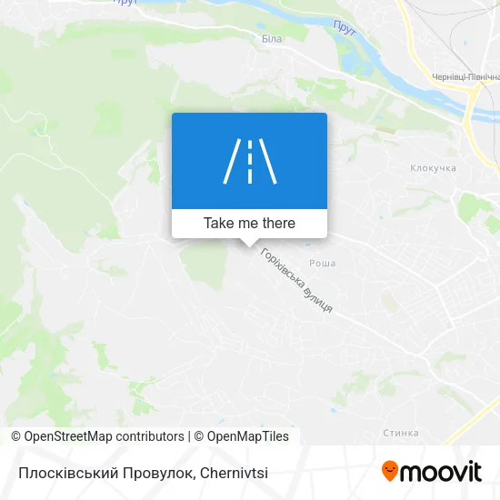 Карта Плосківський Провулок