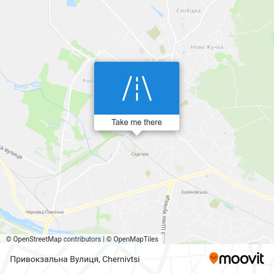 Привокзальна Вулиця map