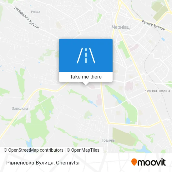 Карта Рівненська Вулиця
