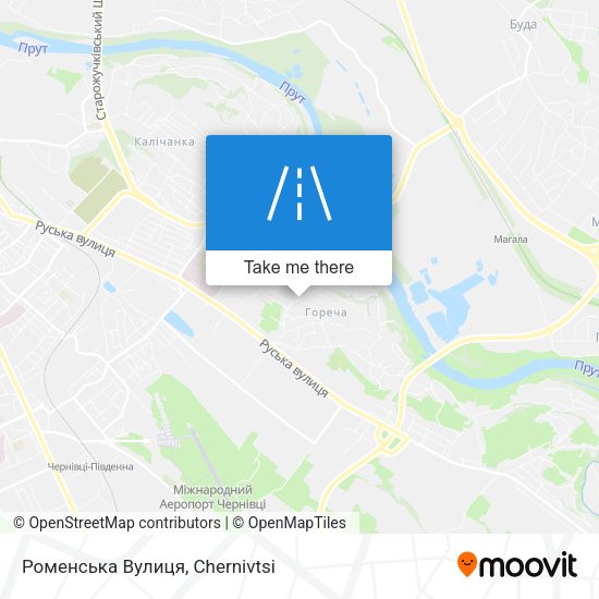 Роменська Вулиця map
