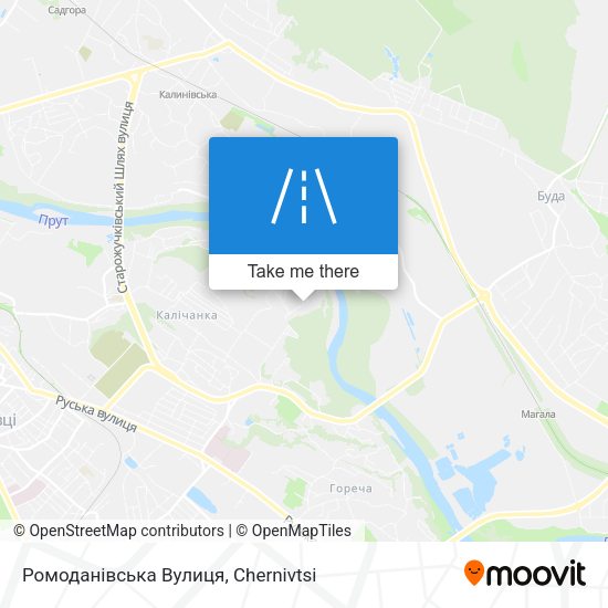 Ромоданівська Вулиця map