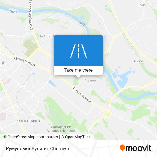 Румунська Вулиця map