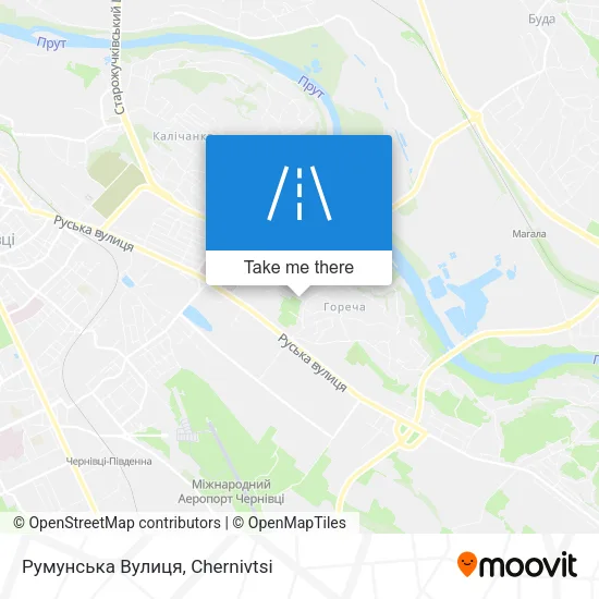 Карта Румунська Вулиця