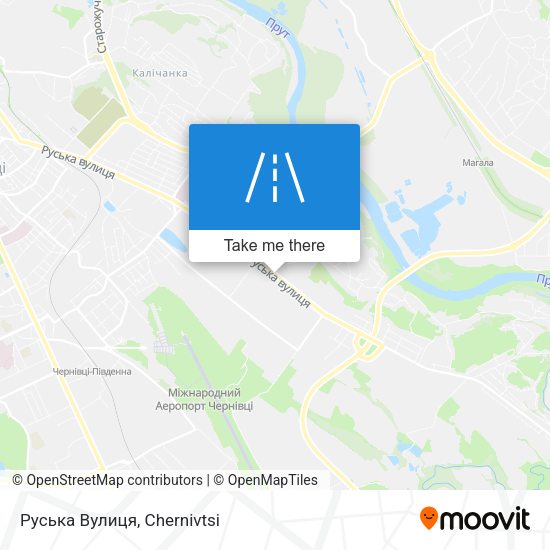 Карта Руська Вулиця