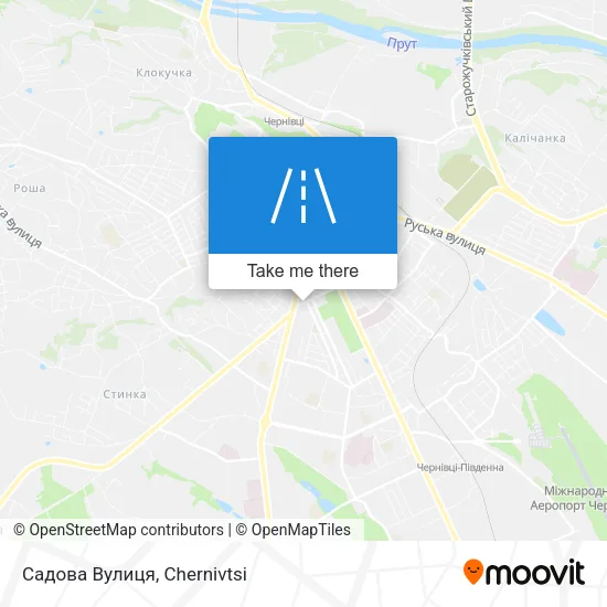 Карта Садова Вулиця