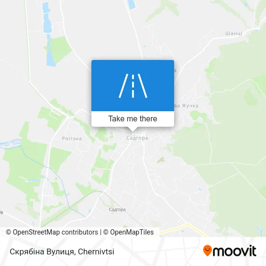 Карта Скрябіна Вулиця