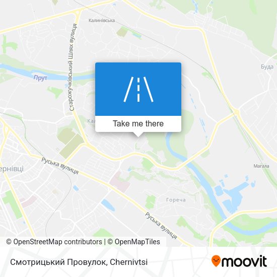 Смотрицький Провулок map