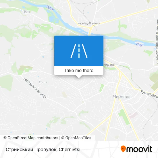 Карта Стрийський Провулок