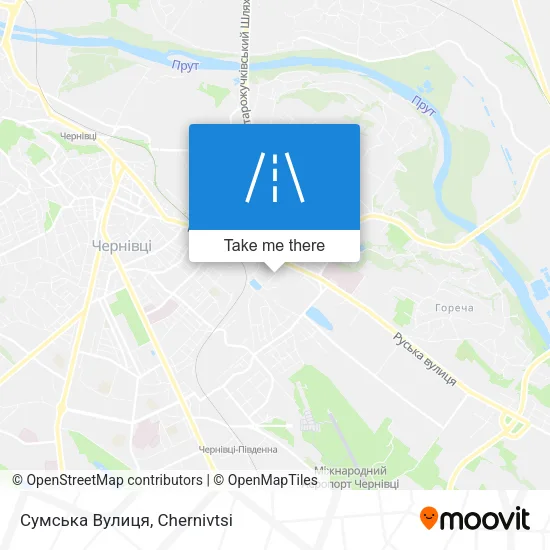 Карта Сумська Вулиця