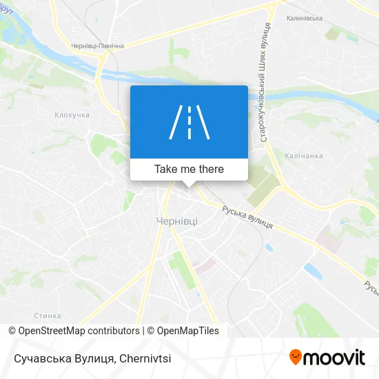 Карта Сучавська Вулиця