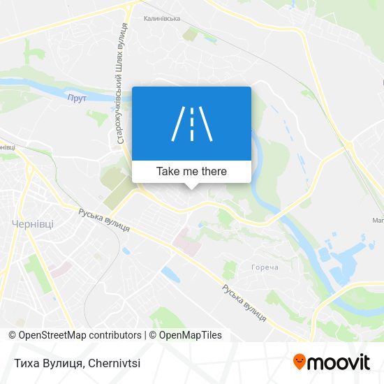 Тиха Вулиця map