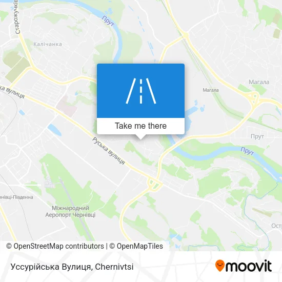 Карта Уссурійська Вулиця