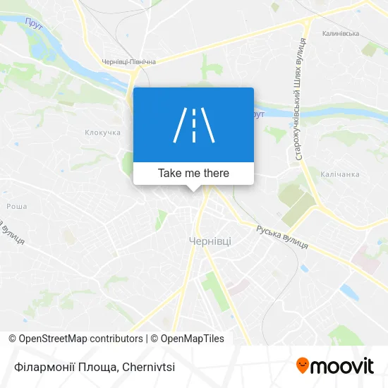 Карта Філармонії Площа