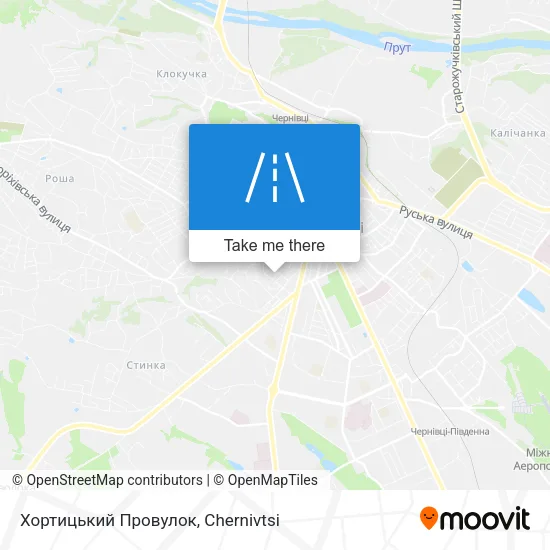 Карта Хортицький Провулок