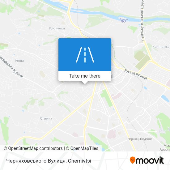 Черняховського Вулиця map