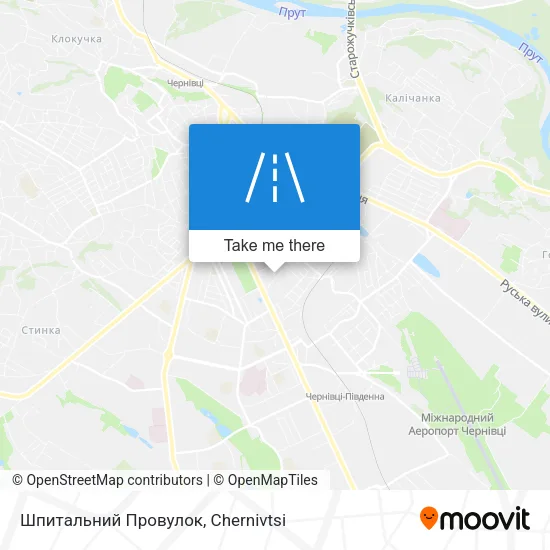 Карта Шпитальний Провулок