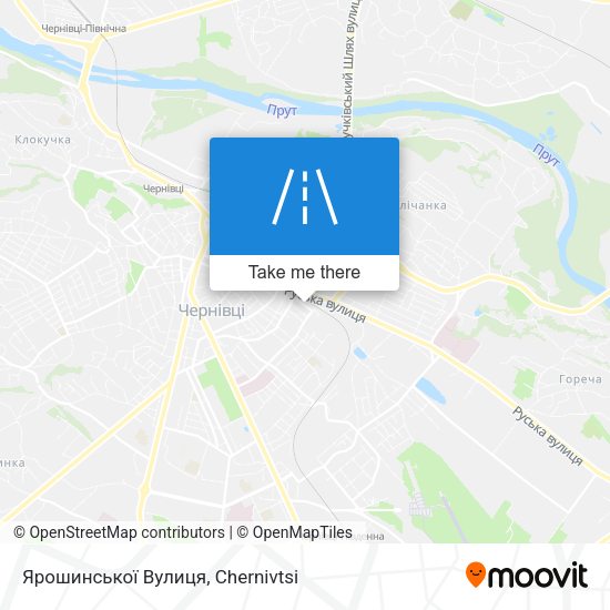 Ярошинської Вулиця map