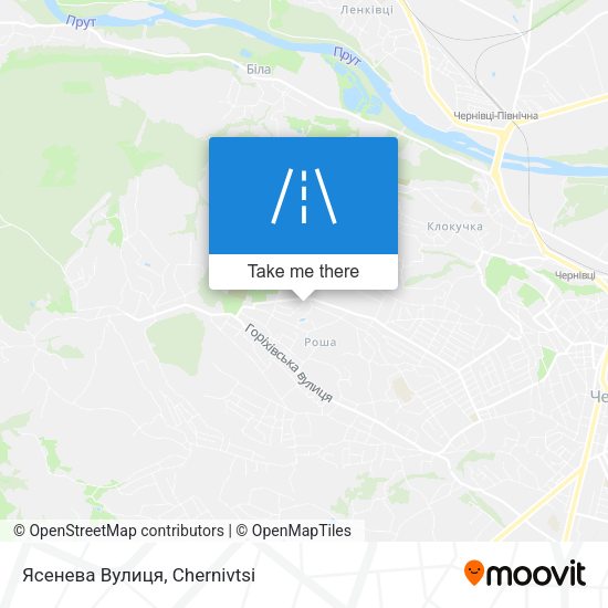 Ясенева Вулиця map