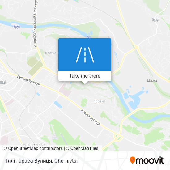 Карта Іллі Гараса Вулиця