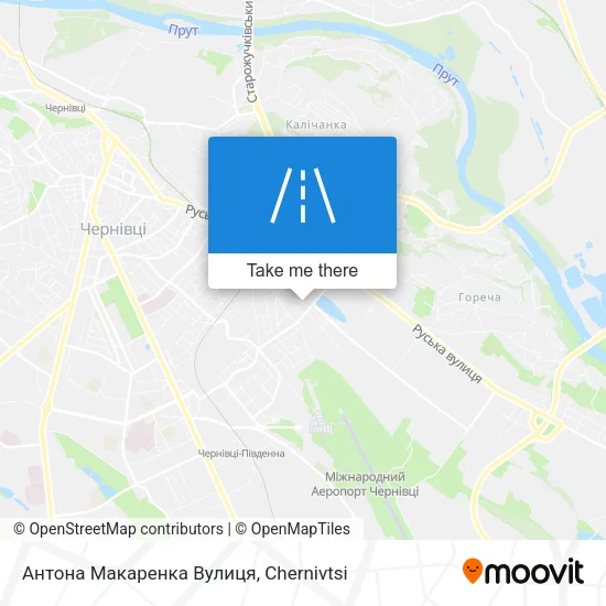 Карта Антона Макаренка Вулиця