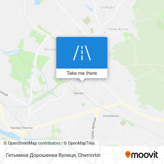 Гетьмана Дорошенка Вулиця map