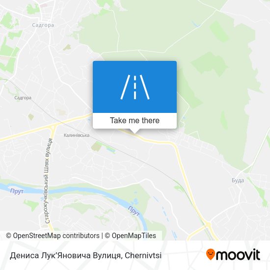 Дениса Лук’Яновича Вулиця map