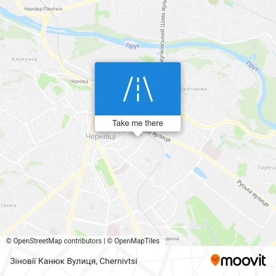 Карта Зіновії Канюк Вулиця