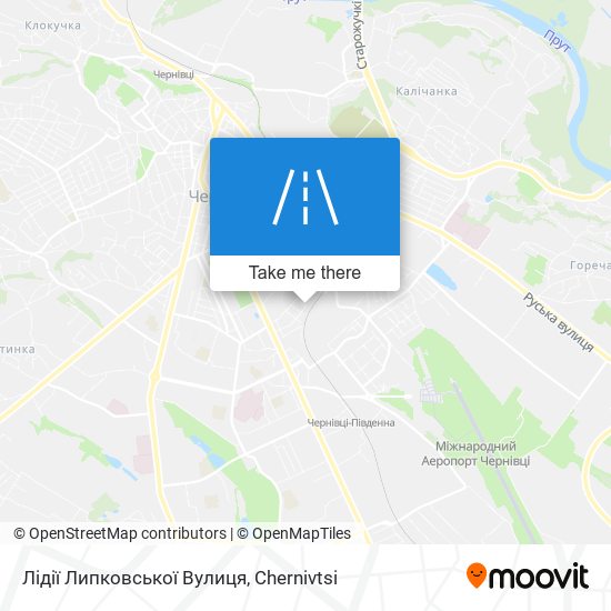 Лідії Липковської Вулиця map