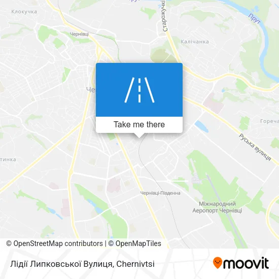 Карта Лідії Липковської Вулиця