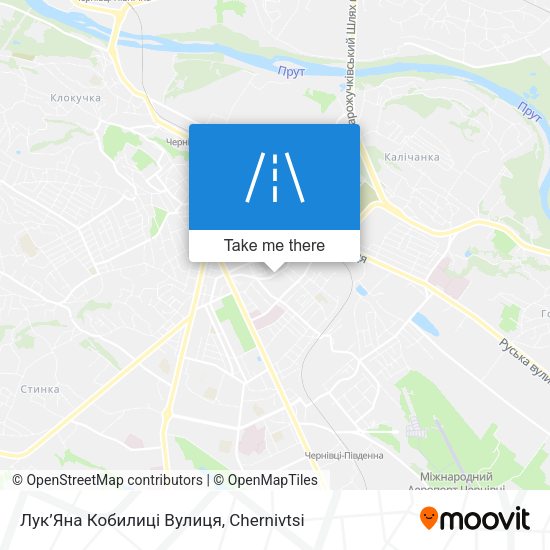 Лук’Яна Кобилиці Вулиця map