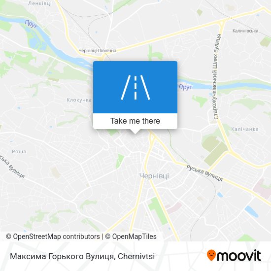 Максима Горького Вулиця map