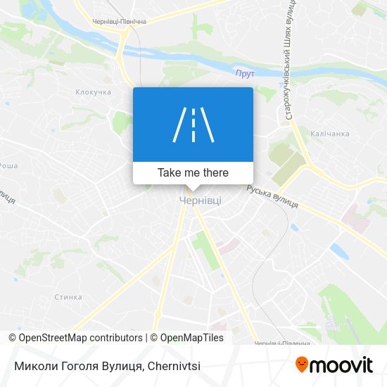 Миколи Гоголя Вулиця map