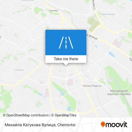 Карта Михайла Катукова Вулиця