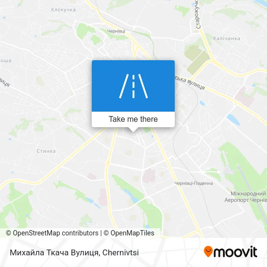 Карта Михайла Ткача Вулиця