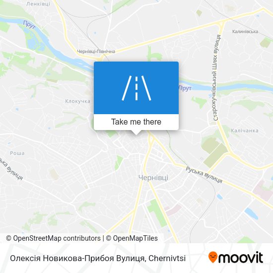 Олексія Новикова-Прибоя Вулиця map