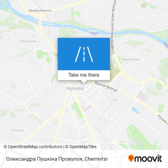 Олександра Пушкіна Провулок map