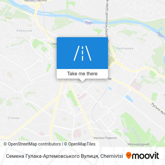 Семена Гулака-Артемовського Вулиця map