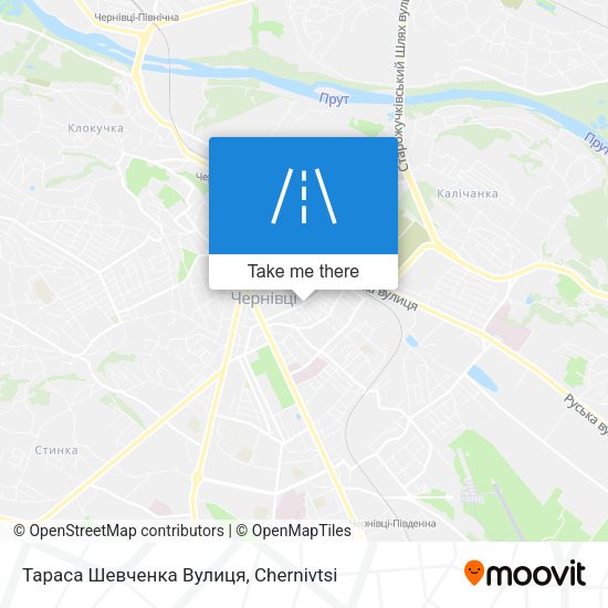 Тараса Шевченка Вулиця map