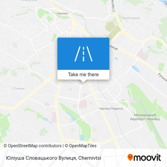 Юліуша Словацького Вулиця map
