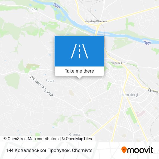 1-Й Ковалевської Провулок map