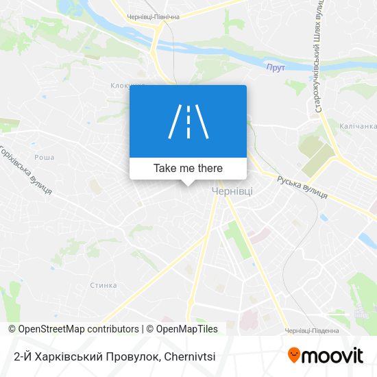 Карта 2-Й Харківський Провулок
